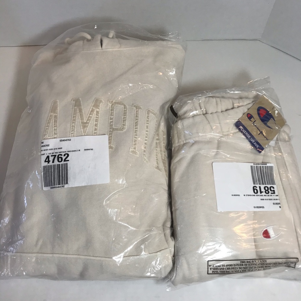 2 Pc Set CHAMPION RW Excl Limited Ed set M Hoodie M Pants - Picture 13 of 16